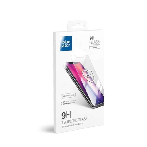 Blue Star Samsung Galaxy S21 FE kijelzővédő edzett üvegfólia (tempered glass) 9H keménységű (nem teljes kijelzős 2D sík üvegfólia), átlátszó