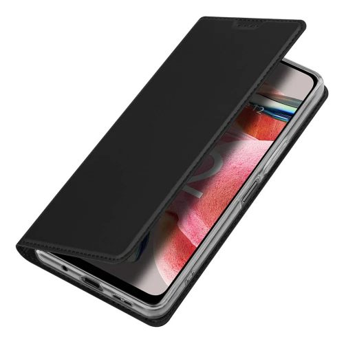 Dux Ducis Skin Pro Xiaomi Redmi Note 12 4G oldalra nyíló tok, fekete