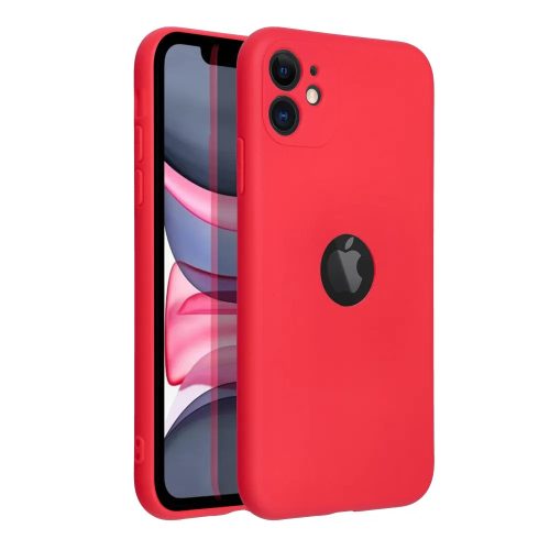 Soft Case iPhone 11 szilikon hátlap, tok, piros