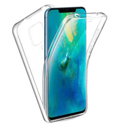   Full Cover 360° Huawei P20 Lite 2 részes szilikon elő és hátlap, tok, átlátszó