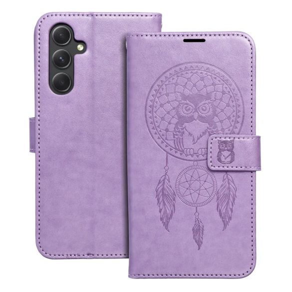 Forcell Mezzo Dreamcatcher Samsung Galaxy A54 5G oldalra nyíló tok, lila