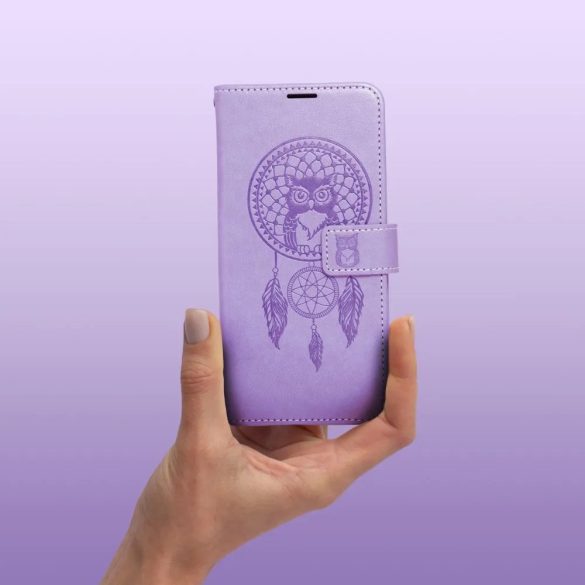 Forcell Mezzo Dreamcatcher Samsung Galaxy A54 5G oldalra nyíló tok, lila