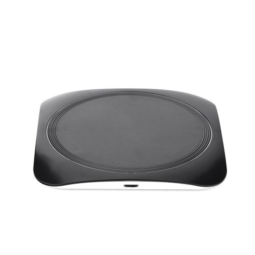 Blue Star Wireless Qi Charger, univerzális asztali vezeték nélküli töltő, 2A, 10W, fekete