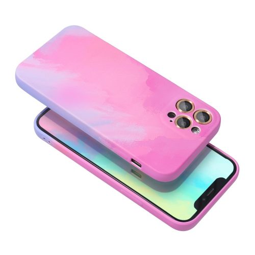 Forcell Pop Case 1 Samsung Galaxy A72 4G/5G hátlap, tok, márvány mintás hátlap, tok, rózsaszín