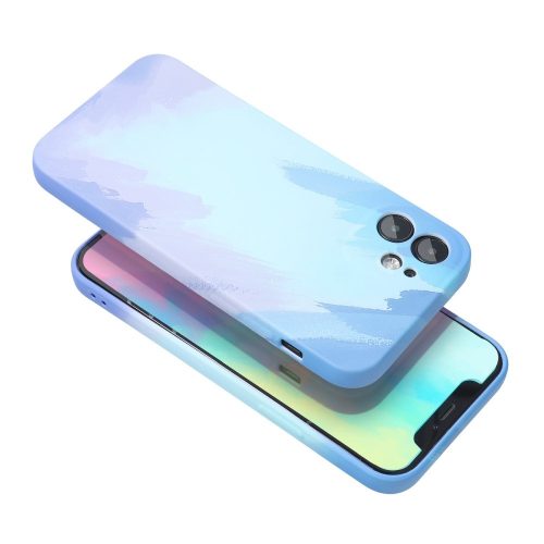 Forcell Pop Case 2 Samsung Galaxy A72 4G/5G hátlap, tok, márvány mintás hátlap, tok, kék