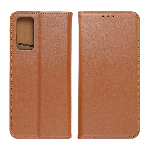 Leather Case Xiaomi Mi 11 Lite/11 Lite 5G oldalra nyíló tok, barna