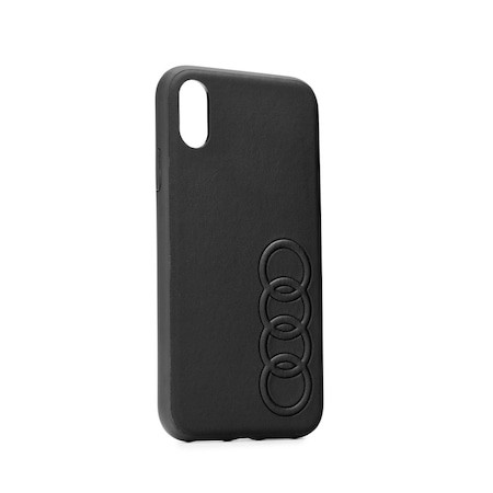 Audi Leather Case iPhone 8 Plus eredeti bőr hátlap, tok, fekete