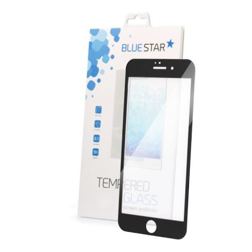 Blue Star iPhone 6/7/8/SE (2020/2022) Glass Screen 5D Full Glue teljes kijelzős edzett üvegfólia (tempered glass), 9H keménységű, tokbarát, fekete