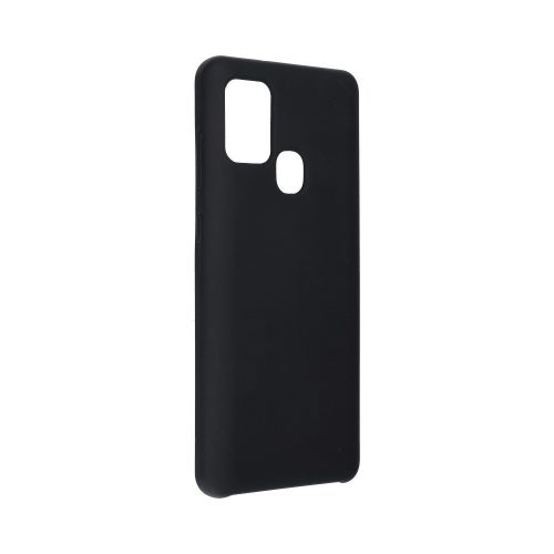 Silicone Case Samsung Galaxy A21s hátlap, tok, fekete