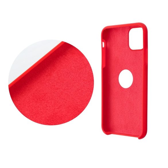 Silicone Case Samsung Galaxy A21s hátlap, tok, piros