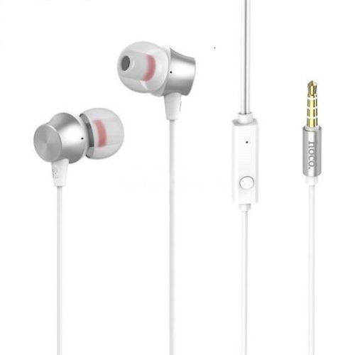 Hoco Proper M51 vezetékes headset, fülhallgató, 3.5mm jack, fehér