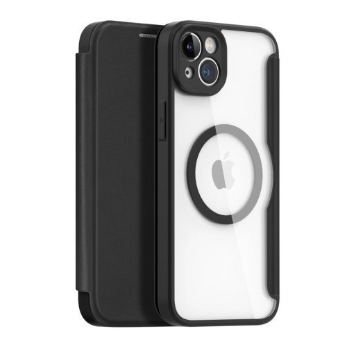 Dux Ducis Skin X Pro oldalra nyíló tok iPhone 14 Plus MagSafe, fekete