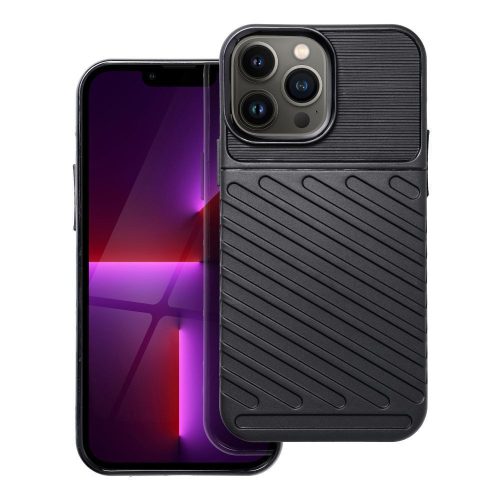 Thunder Case ütésálló tok iPhone 13 Pro Max, fekete