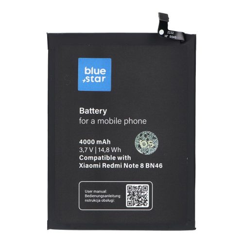 BLUE STAR akkumulátor XIAOMI REDMI NOTE 8/NOTE 8T/REDMI 7 (BN46) 4000 mAh