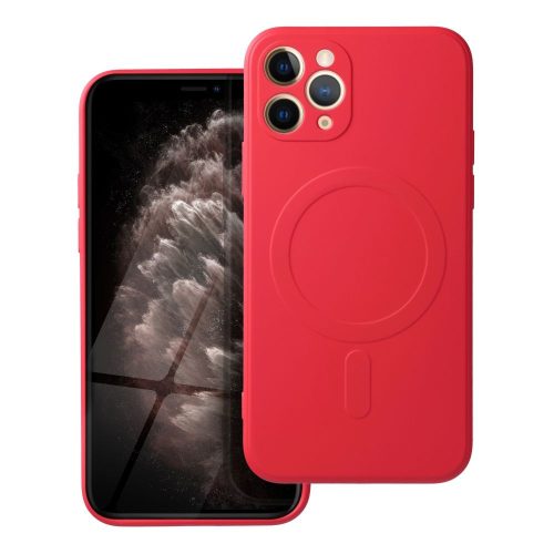 SILICONE MAG COVER tok, MagSafe iPhone 11 Pro, piros