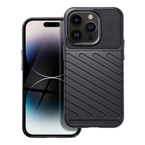 Thunder Case ütésálló tok iPhone 14 Pro, fekete