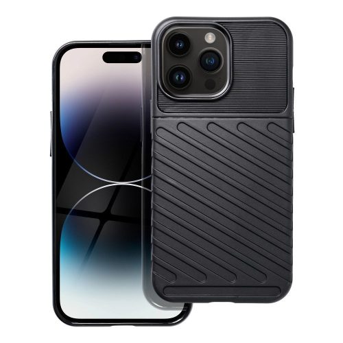 Thunder Case ütésálló tok iPhone 14 Pro Max, fekete