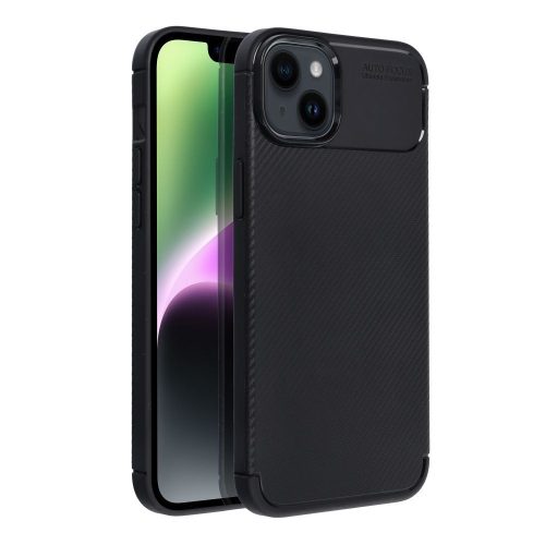 CARBON PREMIUM tok iPhone 14 Plus, fekete