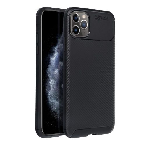 CARBON PREMIUM tok iPhone 11 Pro Max, fekete