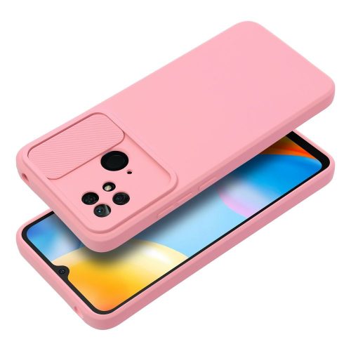 SLIDE kameravédős, ütésálló tok XIAOMI Redmi 9C, rózsaszín