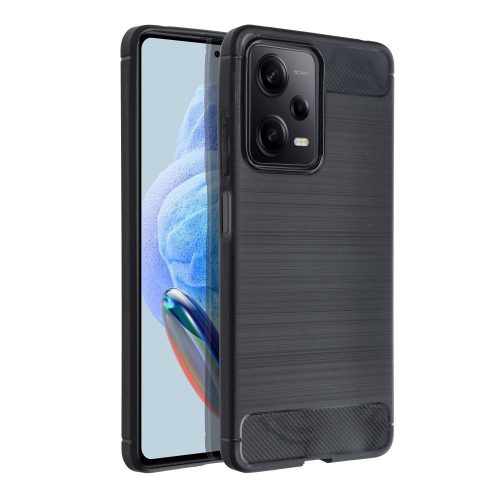 Carbon Case Xiaomi Redmi Note 12 Pro 5G hátlap, tok, fekete