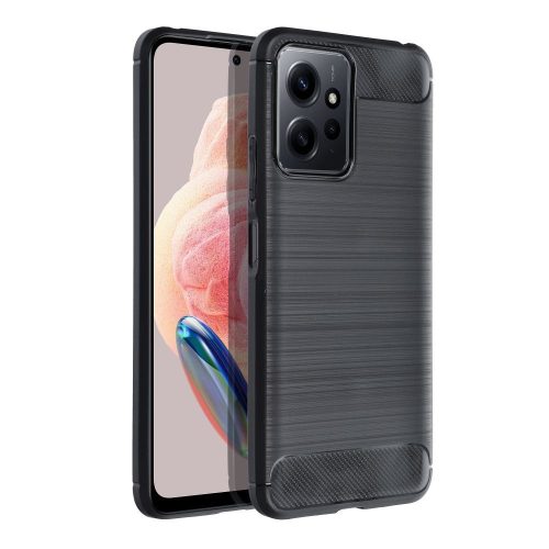 Carbon Case Xiaomi Redmi Note 12 5G hátlap, tok, fekete