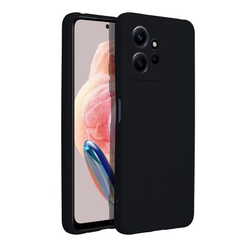 SILICONE case tok XIAOMI Redmi Note 12 4G, fekete