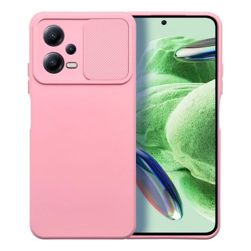 SLIDE kameravédős, ütésálló tok XIAOMI Redmi Note 12 5G, rózsaszín