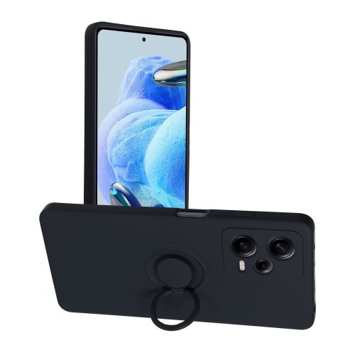 SILICONE RING tok XIAOMI Redmi Note 12 Pro 5G, fekete