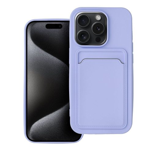 Card Case tok iPhone 15 Pro, lila