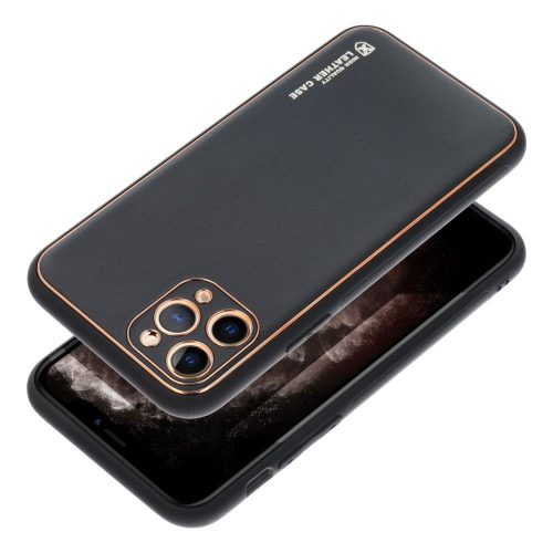 Leather Case tok iPhone 15 Plus, fekete