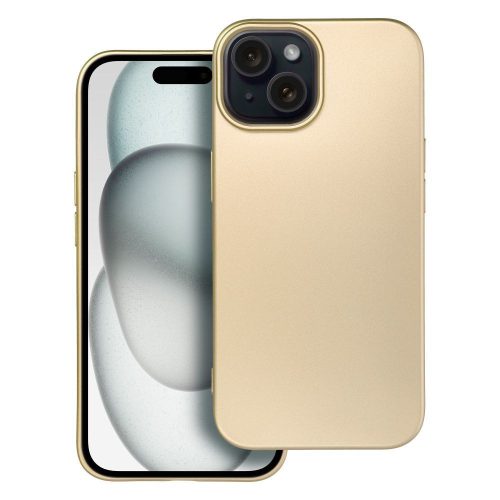 Metallic case tok iPhone 15, arany