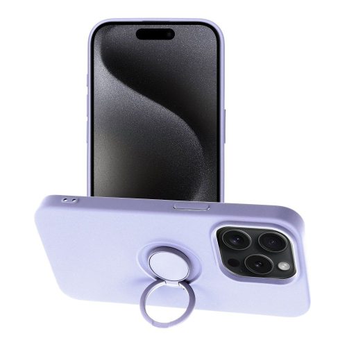 SILICONE RING tok iPhone 15 Pro, lila