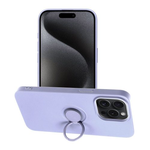 SILICONE RING tok iPhone 15 Pro Max, lila