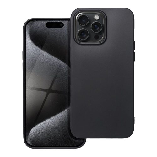 Soft Case TPU hátlap, tok iPhone 15 Pro Max, fekete