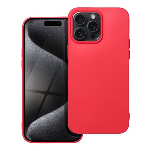 Soft Case TPU hátlap, tok iPhone 15 Pro Max, piros