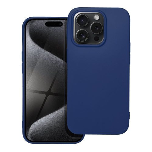 Soft Case TPU hátlap, tok iPhone 15 Pro, sötétkék