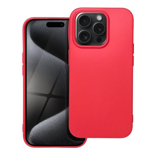 Soft Case TPU hátlap, tok iPhone 15 Pro, piros