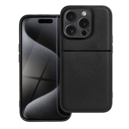 NOBLE Case tok iPhone 15 Pro, fekete