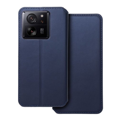 DUAL POCKET Book oldalra nyíló tok XIAOMI 13T/13T Pro, sötétkék