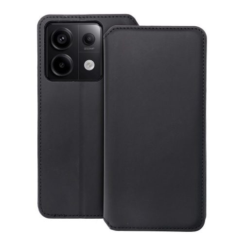 DUAL POCKET Book oldalra nyíló tok XIAOMI Redmi Note 13 Pro 5G, fekete