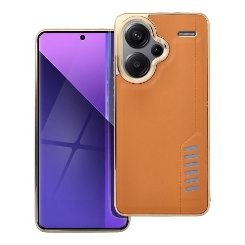 MILANO Case tok XIAOMI Redmi Note 13 Pro Plus 5G tok, barna