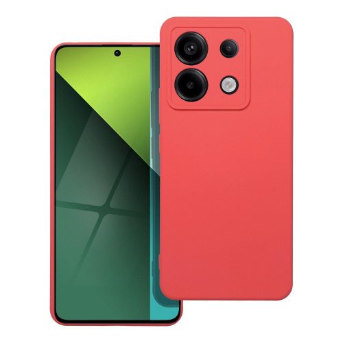 SILICONE case tok XIAOMI Redmi Note 13 Pro 5G, piros