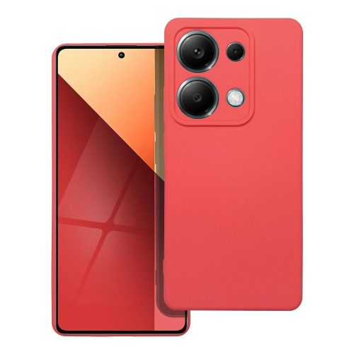 SILICONE case tok XIAOMI Redmi Note 13 Pro 4G, piros