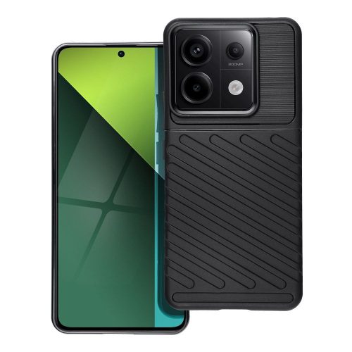 Thunder Case ütésálló tok XIAOMI Redmi Note 13 Pro 5GC, fekete