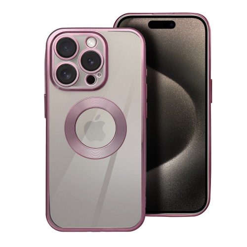 GLAM case tok iPhone 14 Pro, rózsaszín