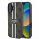 Guess hátlap, tok iPhone 16 MagSafe GUHMP16SP4RPSW (4G Printed Stripes), barna