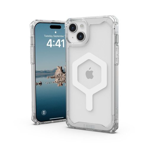 UAG – Plyo Magsafe iPhone 15 Plus tok, Frosted Ice, átlátszó