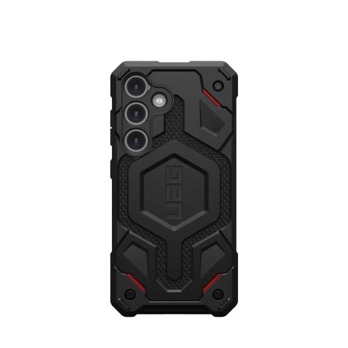 UAG – Monarch Samsung Galaxy S24 5G hátlap, tok, kevlár, piros, fekete