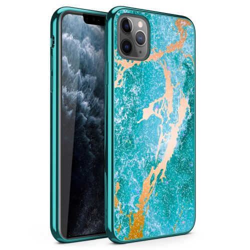 Zizo Refine Slim Clear Case iPhone 11 Pro ütésálló hátlap, tok, kék